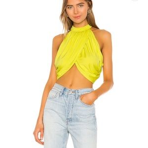 superdown Emani Wrap Crop Top XS